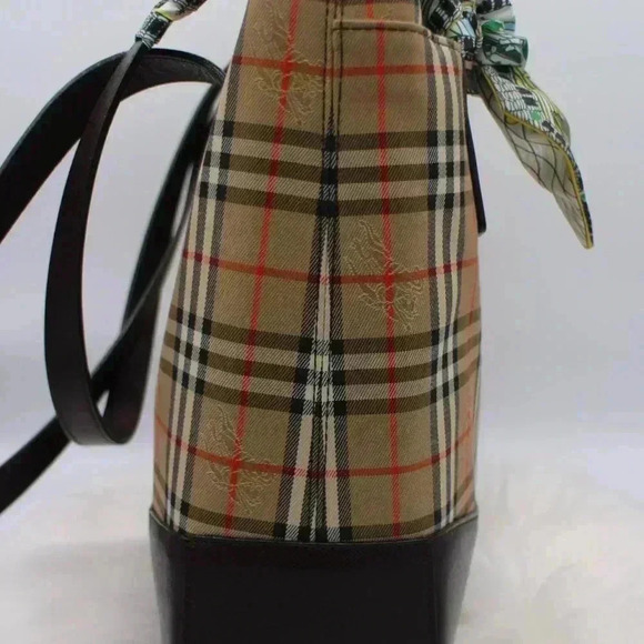 Burberry Tote Brown Nova Check Shoulder - Picture 6 of 16